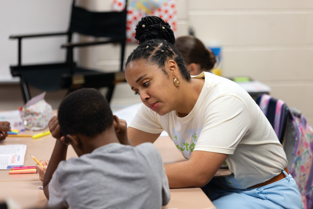 Jade Thomas of Lake Joy Elementary School in Warner Robins, Georgia.