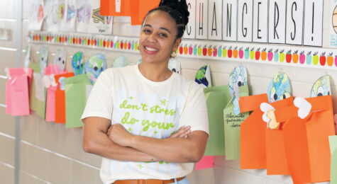 Teacher Jade Thomas co-founded the Military Kids Club at Lake Joy Elementary School.