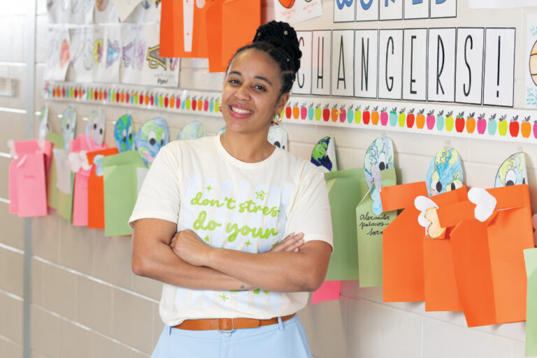 Teacher Jade Thomas co-founded the Military Kids Club at Lake Joy Elementary School.