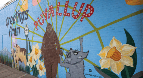 Greetings from Puyallup mural in Puyallup, WA