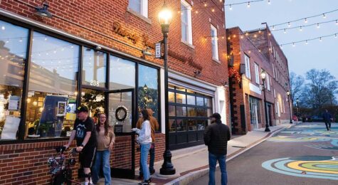 Thirsty Souls Community Brewing on Market Street in downtown Mount Airy, NC.