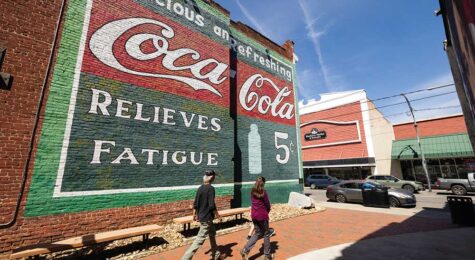 Murals in downtown Mount Airy, NC.