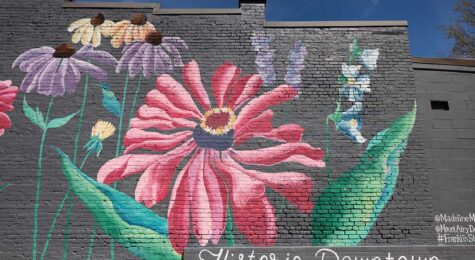 Murals in downtown Mount Airy.