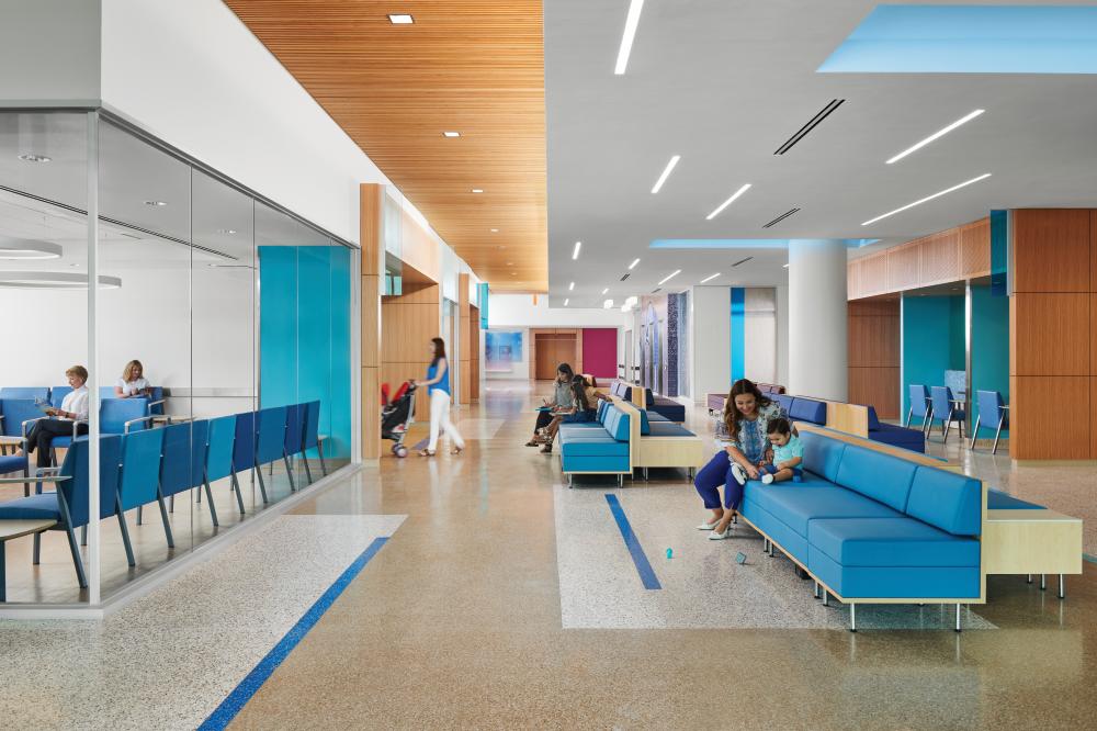 interior shot of Driscoll Children's Hospital