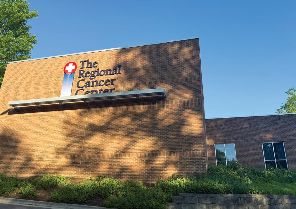 The facade of the Regional Cancer Care Center