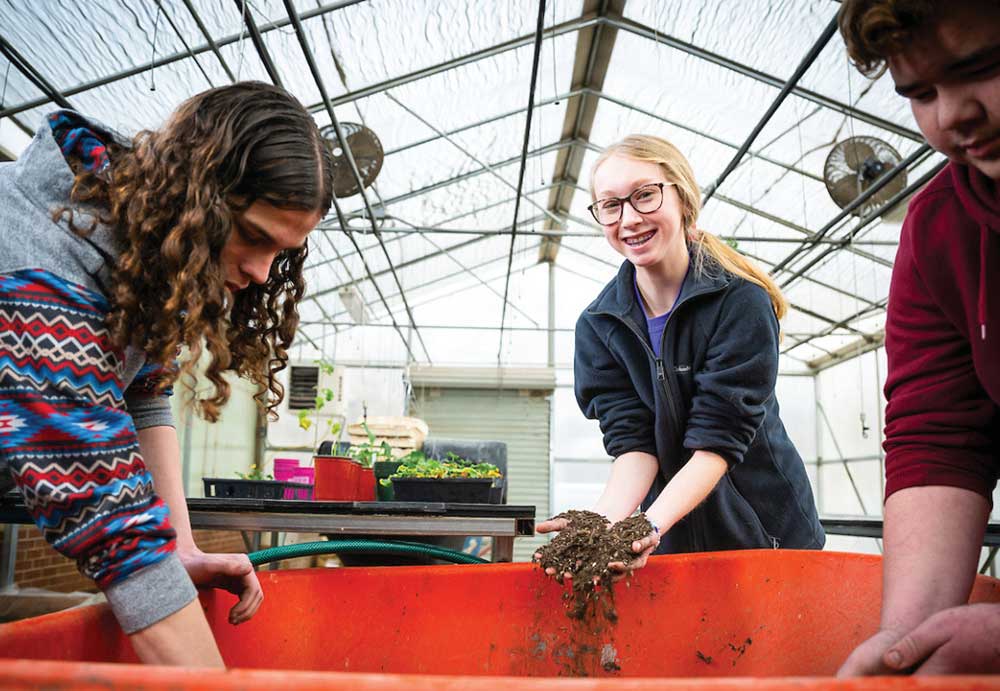 Students participate in hands-on learning in Surry County Schools.