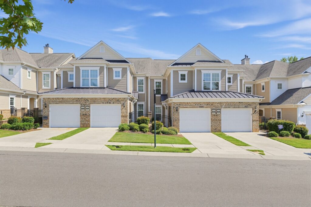Typical homes in the Sun City Carolina Lakes neighborhood in Indian Land