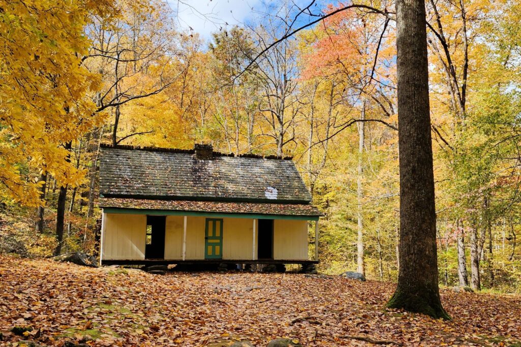 Cades Cove Turn of Century Ghost Cabin