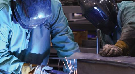 Employees work at the Altec site in Mount Airy, NC.