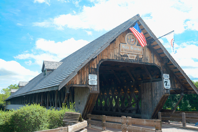 Covered bridge in Frankenmuth, MI
