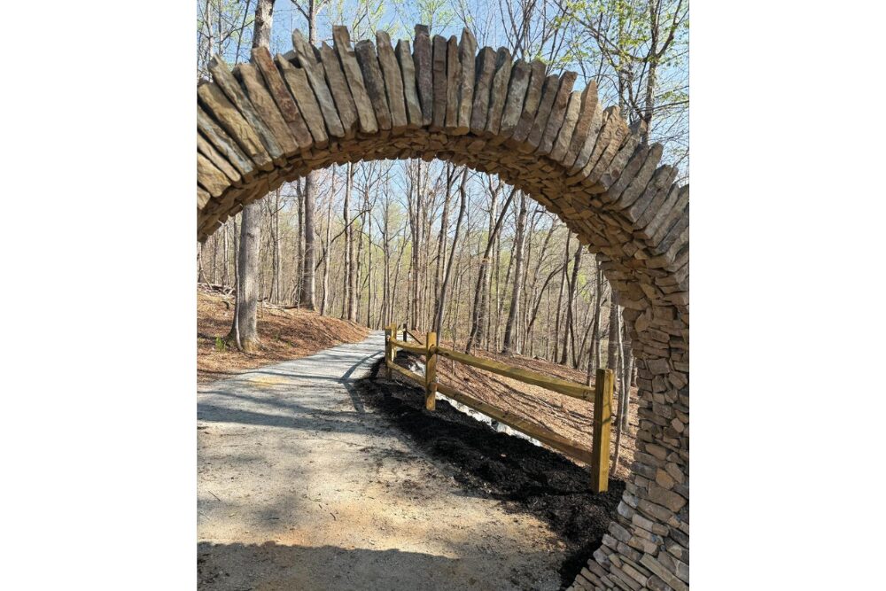 The walking trail