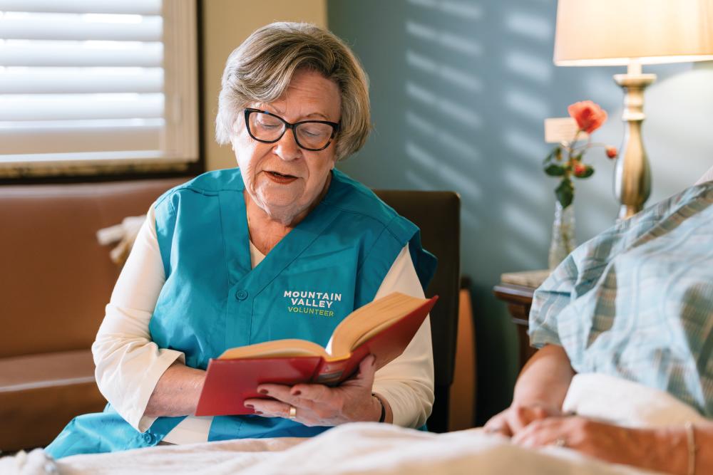 Volunteer with Mountain Valley hospice