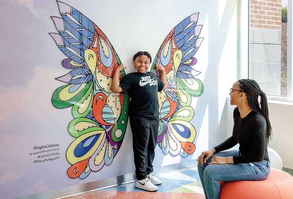 Family at Dayton Children’s Hospital
