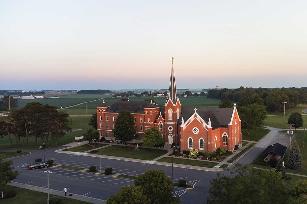 Exterior of Maria Stein Shrine of the Holy Relics