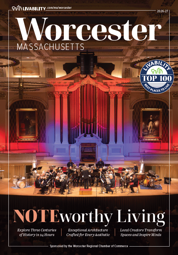 2026-27 Livability Worcester Massachusetts magazine cover