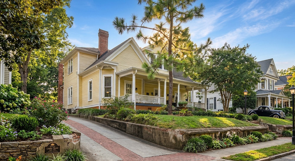 A home for sale in Historic Downtown Concord, NC