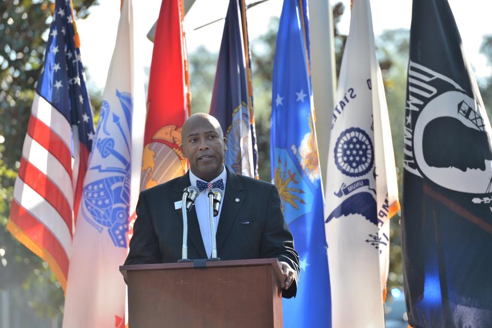 Dr. Richardson speaking at an event