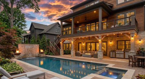 This is a home for sale in the Davidson, NC River Run neighborhood