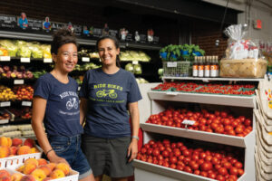 Jacqueline 'Jac' Oliver and Mary Walsh, owners of the Swamp Rabbit Cafe & Grocery.