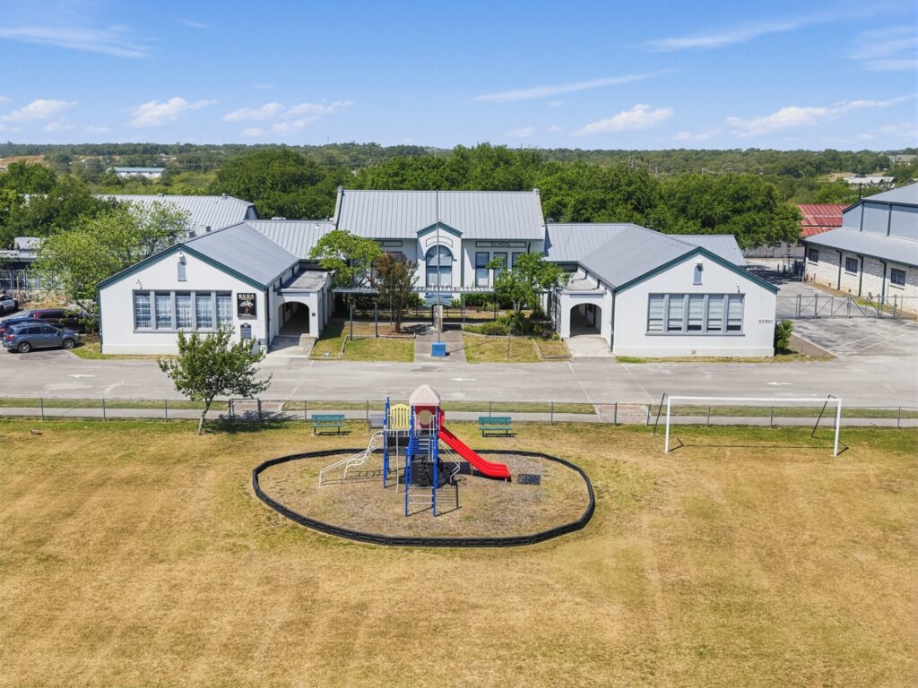Aerial view of Buda Elementary School