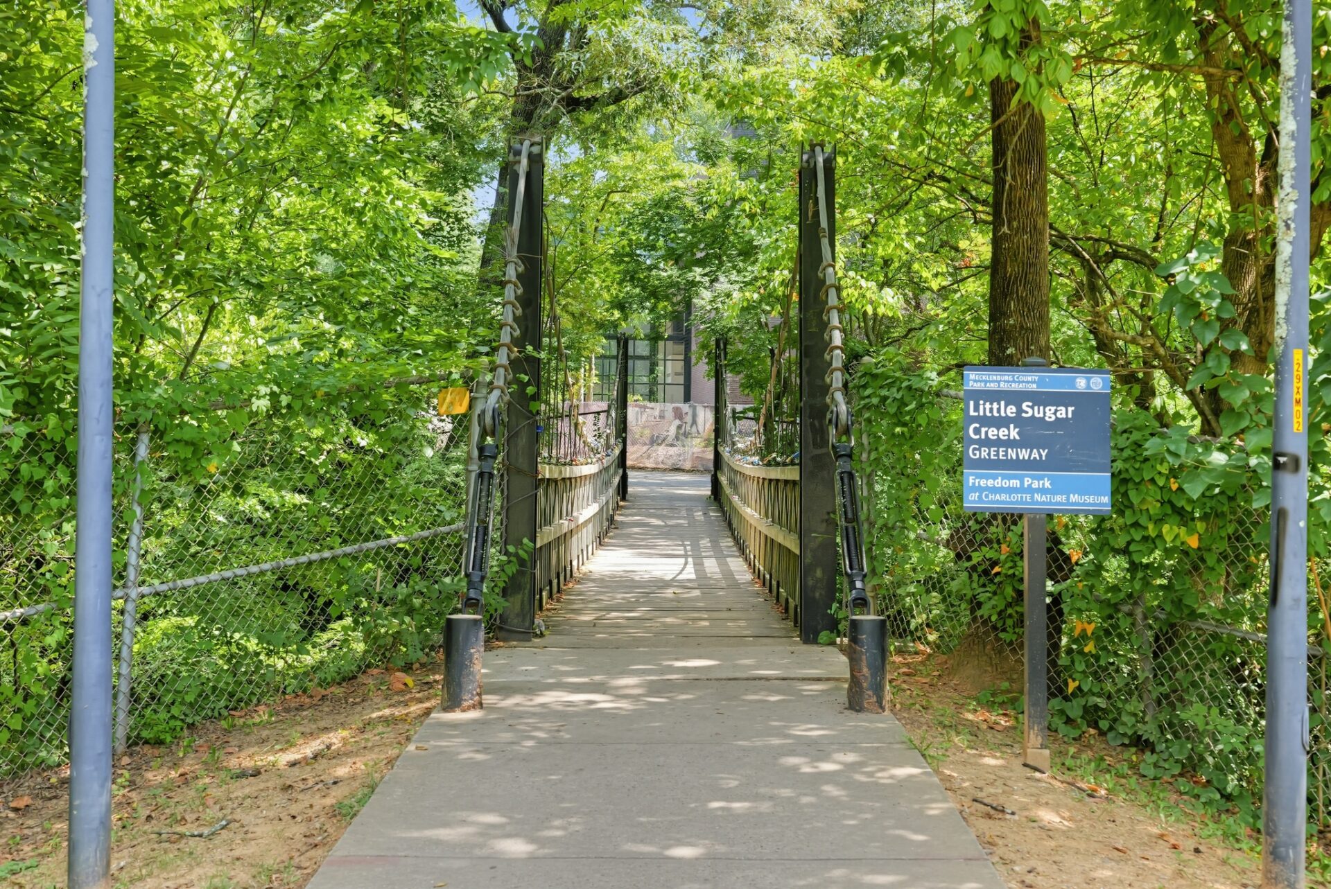 Little Sugar Greenway in Charlotte, NC.