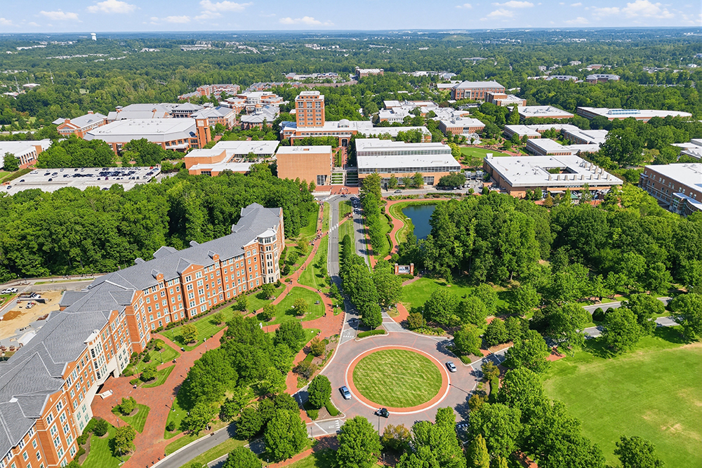 The University of North Carolina at Charlotte campus.