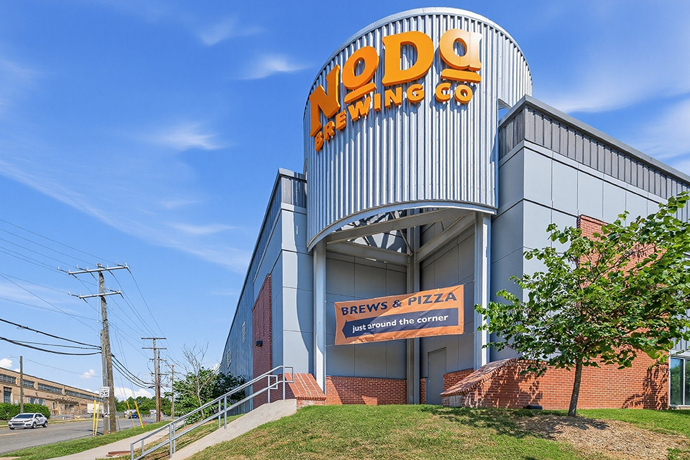 NoDa Brewing Co., located in the NoDa neighborhood in Charlotte, NC.