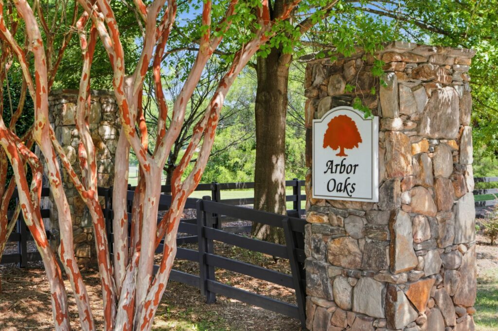 Signage at Arbor Oaks in Concord
