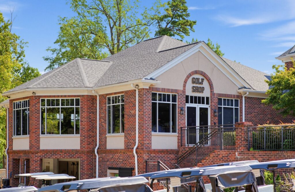 The Club House at Highland Park golf course