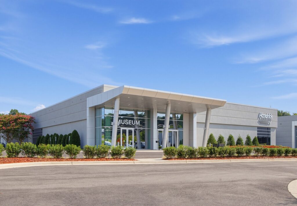 Front view of Hendrick Motorsports in Concord, NC