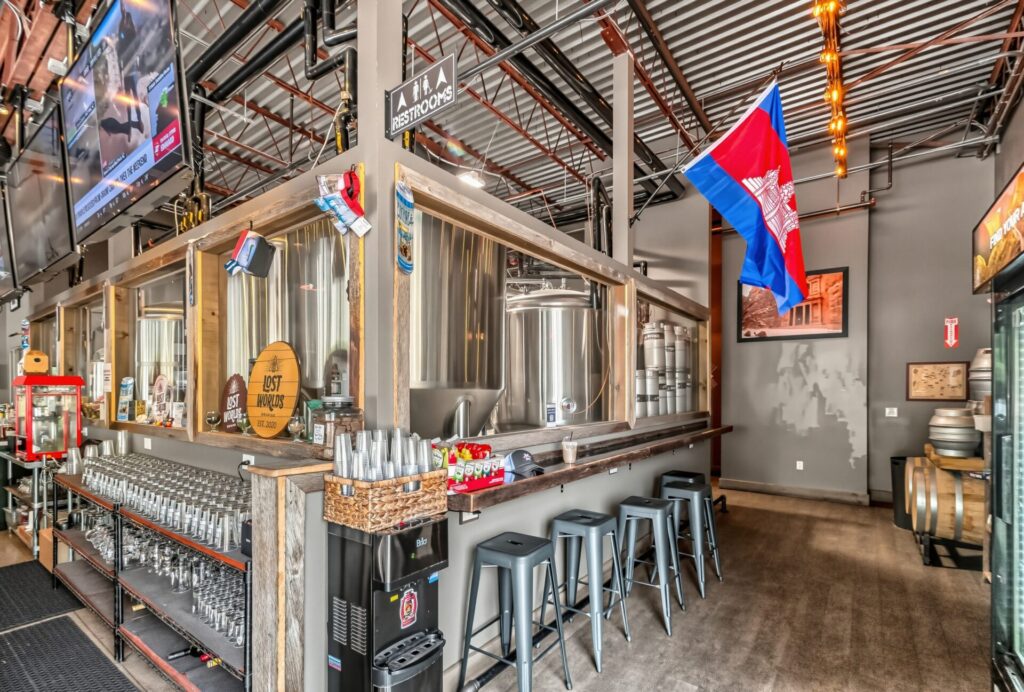 Interior of Old Town Brewery in Cornelius