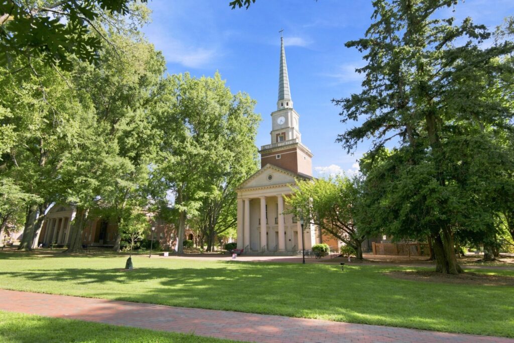 Davidson College in Davidson, NC.
