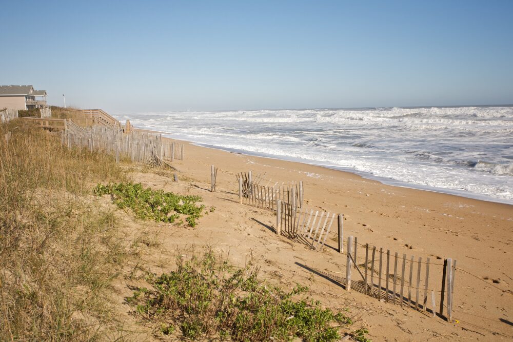 Private Beach in Duck North Carolina