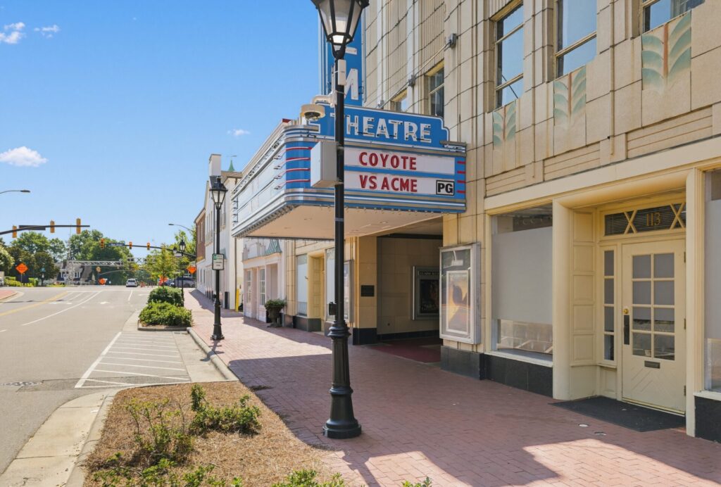 The historic Gem Theatre in Kannapolis, NC.
