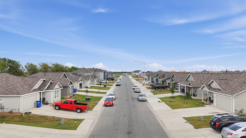 Brand new construction homes in the Summerside neighborhood in Lockhart, TX
