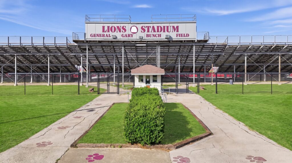 Lockhart High School football stadium entrance