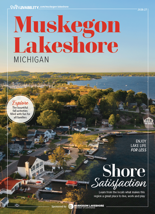 2026-27 Livability Muskegon Lakeshore, Michigan, magazine cover