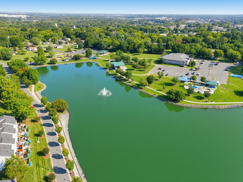Pineville Lake Park in Pineville, NC.