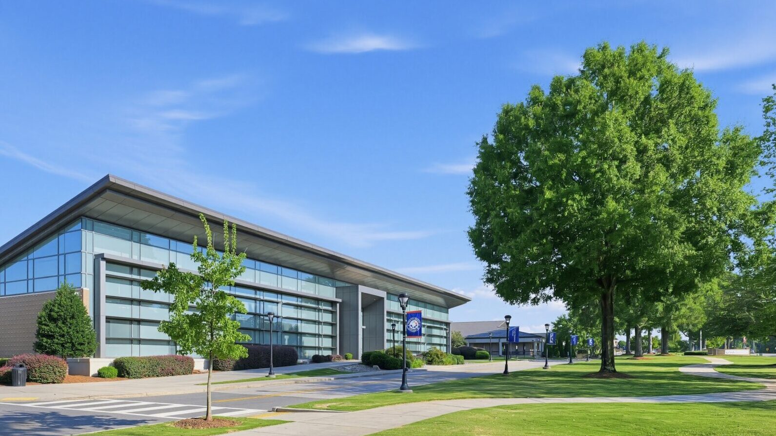 Beautiful campus at York Technical College