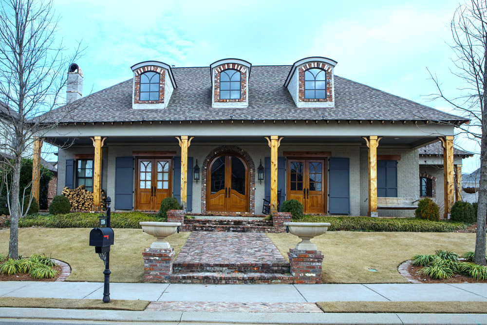 New homes line the streets in the Puckett Station community in Murfreesboro, Tennessee.