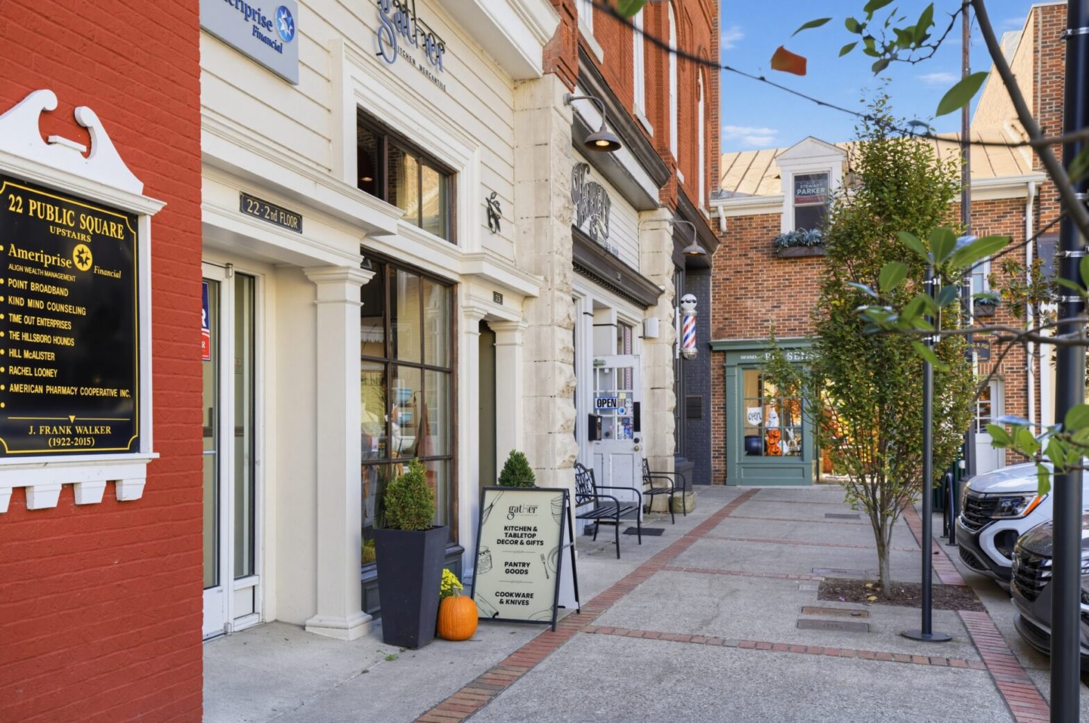 The downtown historic district of Columbia, TN