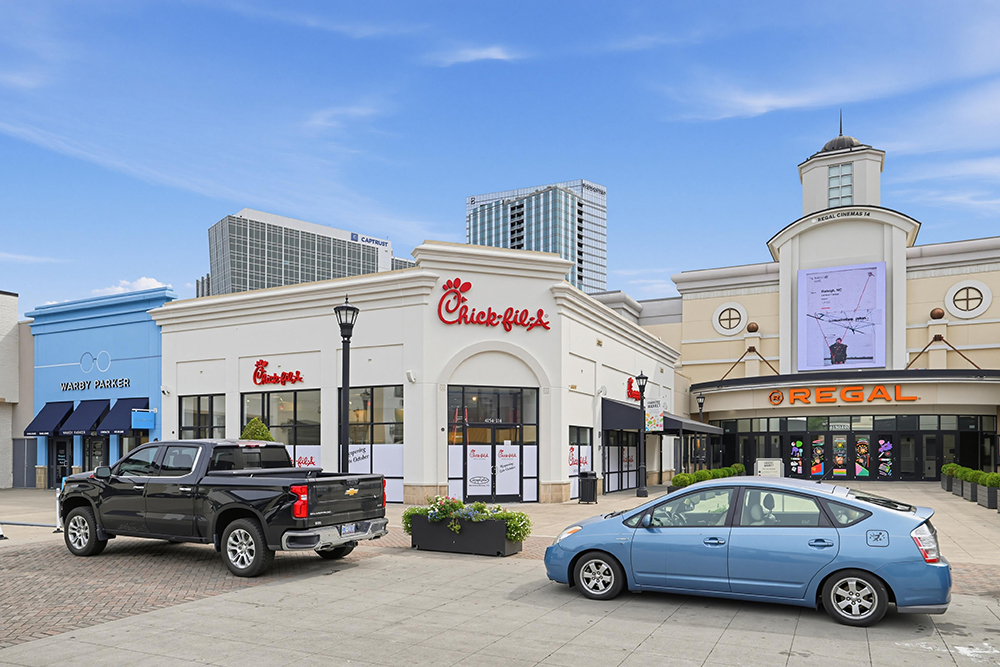 North Hills mall district in Raleigh, NC
