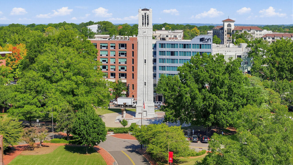 NC State University campus in Raleigh, NC