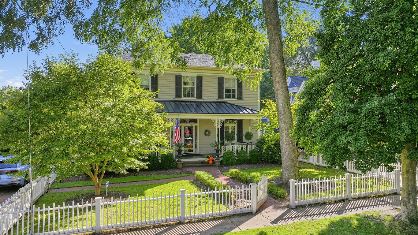 Historic Oakwood neighborhood in Raleigh, NC