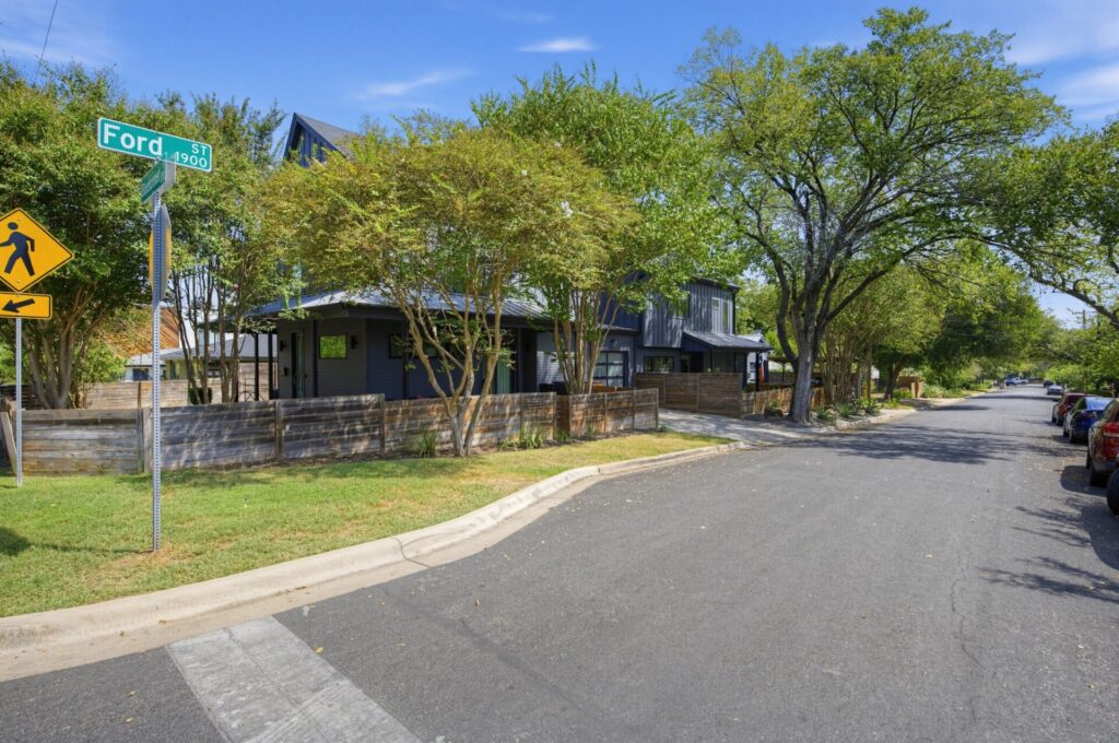 The Zilker neighborhood in Austin, Texas, has a residential feel and friendly, community vibe.