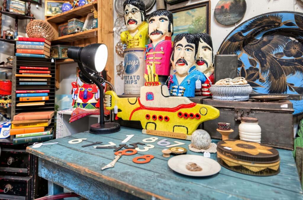 Uncommon Objects Antique Store in Austin, Texas, sells everything from antique jewelry and furniture to vintage records and cameras.