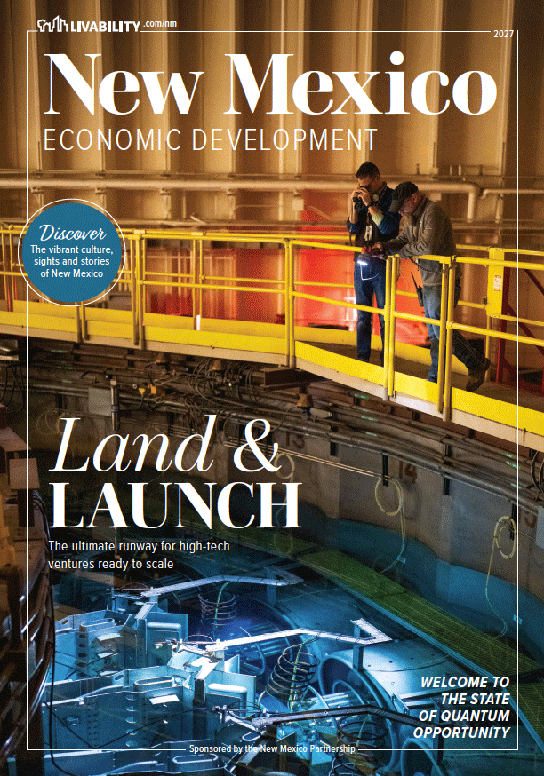 2027 Livability New Mexico Economic Development magazine cover