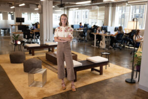 Lauren Coile, is Director of Operations at Valerie Health in the Edney Innovation Center in downtown Chattanooga, Tennessee.
