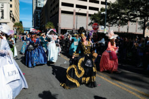 Mardi Gras celebration in Mobile, AL