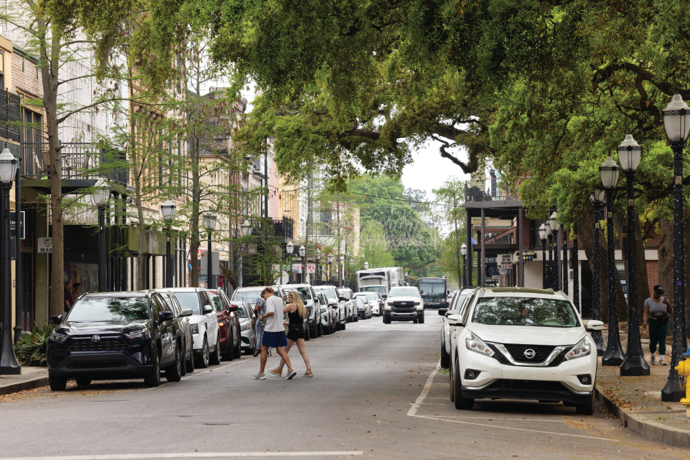 Dauphin Street in Mobile.